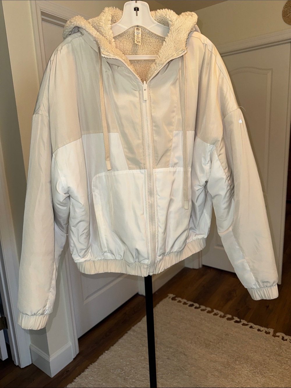 Alo Duality Reversible Fleece Jacket - Size M